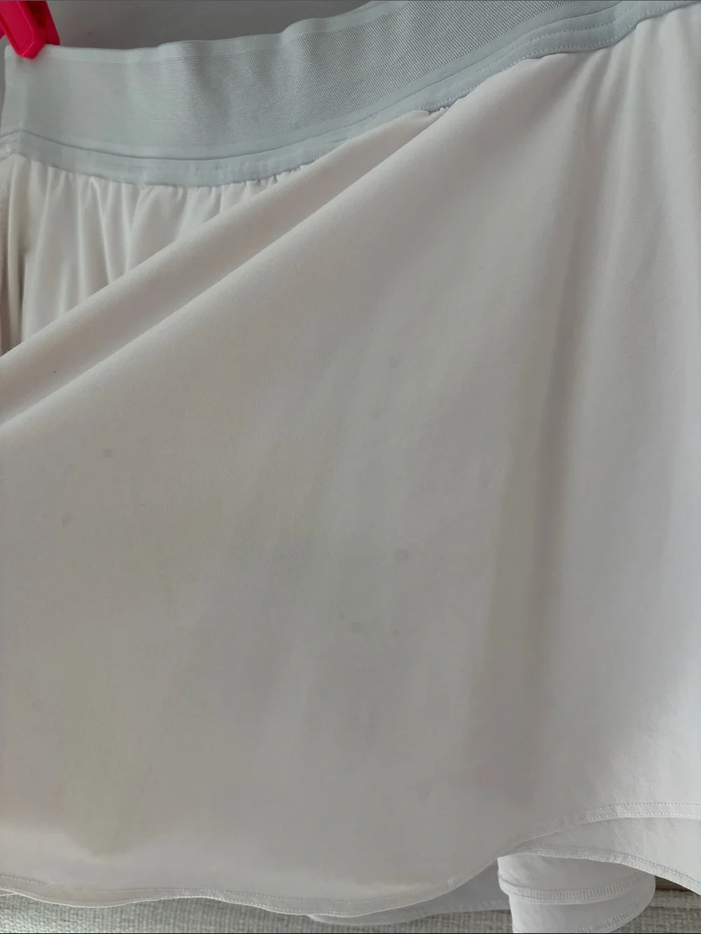 lululemon athletica wornout white layered skater skirt